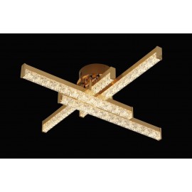 Luxurious Design Metallic Acrylic Ceiling LED Lamp