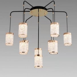 Chinese style simple Acrylic Cylindrical LED pendant light