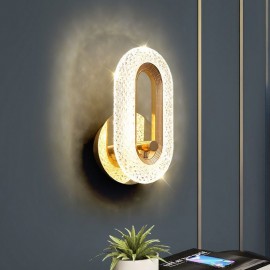 Light luxury Bedroom Living Room Acrylic Ring Led Wall Light