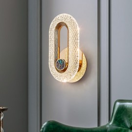 Light luxury Bedroom Living Room Acrylic Ring Led Wall Light