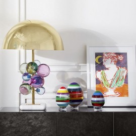 Modern luxury Color Crystal metal LED Table light