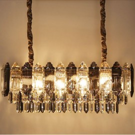 Postmodern Simple Atmospheric Conical LED Crystal pendent light