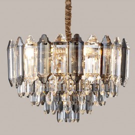 Postmodern Simple Atmospheric Conical LED Crystal pendent light