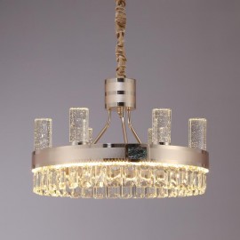Simple Atmospheric Crystal Cylindrical LED Pendent Light