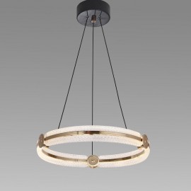 Nordic Light Luxury Acrylic Gold Belt LED Pendant Light