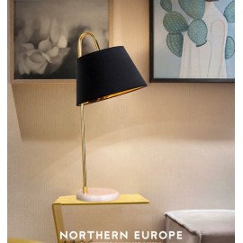 Modern Marble LED hotel table lamps Living Room Bedroom Bedside LED Light