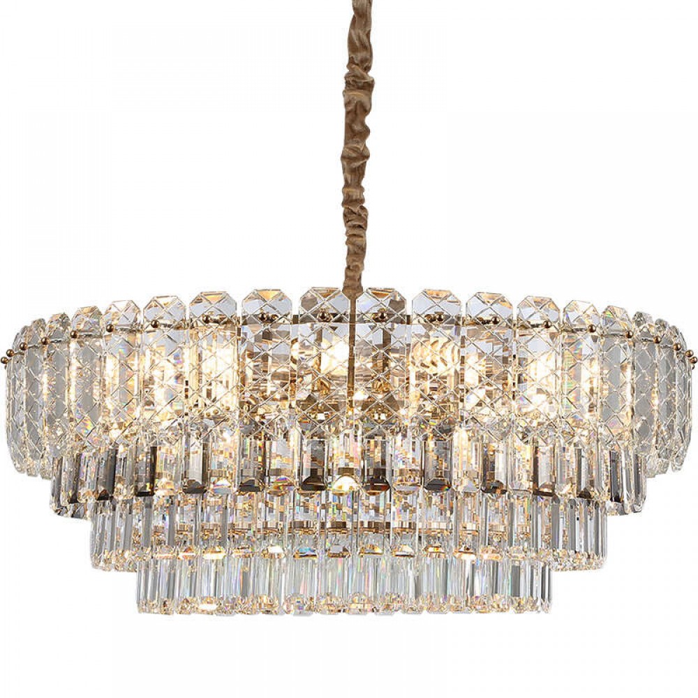 Modern Minimalist Atmosphere Mesh Crystal LED Pendent Light