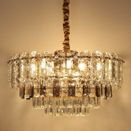 Modern Minimalist Atmosphere Mesh Crystal LED Pendent Light