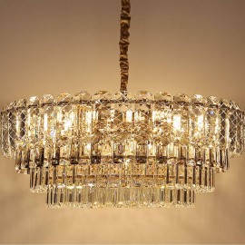 Modern Minimalist Atmosphere Mesh Crystal LED Pendent Light
