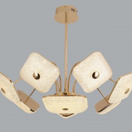 Modern Luxury Metallic Acrylic LED Pendant Lamp