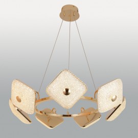 Modern Luxury Metallic Acrylic LED Pendant Lamp