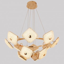 Modern Luxury Metallic Acrylic LED Pendant Lamp