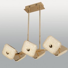 Modern Luxury Metallic Acrylic LED Pendant Lamp