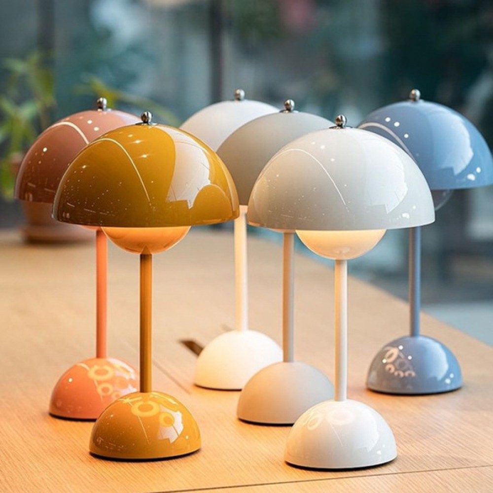 Macaron Color Living room Mushroom Shape LED table Lamp