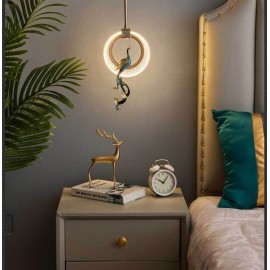 Creative light luxury style Phoenix LED wall light