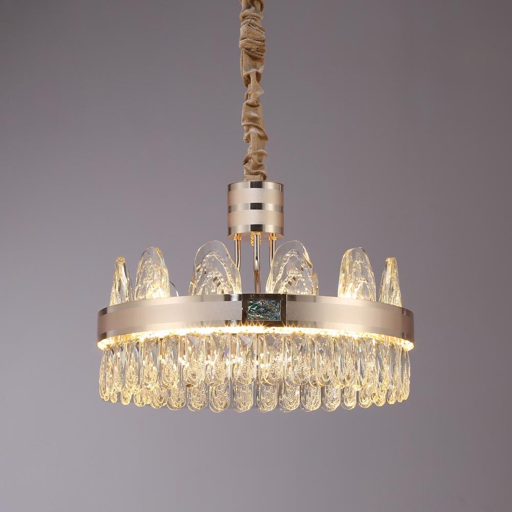   Modern Simple Atmosphere Shell Crystal LED Pendent Light   