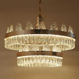  Modern Simple Atmosphere Shell Crystal LED Pendent Light   