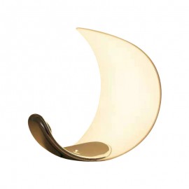 Birthday gift Crescent moon simple acrylic touch LED table lamp