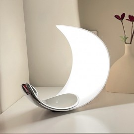 Birthday gift Crescent moon simple acrylic touch LED table lamp