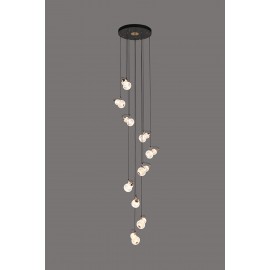 Creative Chinese style crystal gourd LED pendant lamp