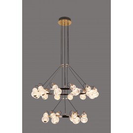 Creative Chinese style crystal gourd LED pendant lamp