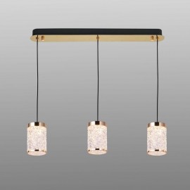 Chinese style simple Acrylic Cylindrical LED pendant light