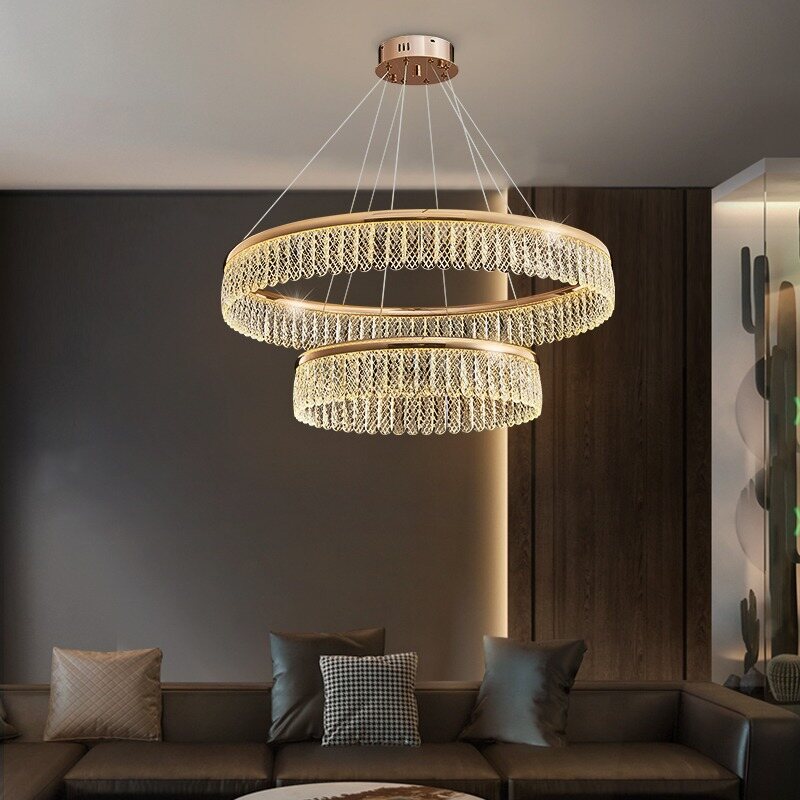 Luxury Crystal  LED Pendent lamp application1